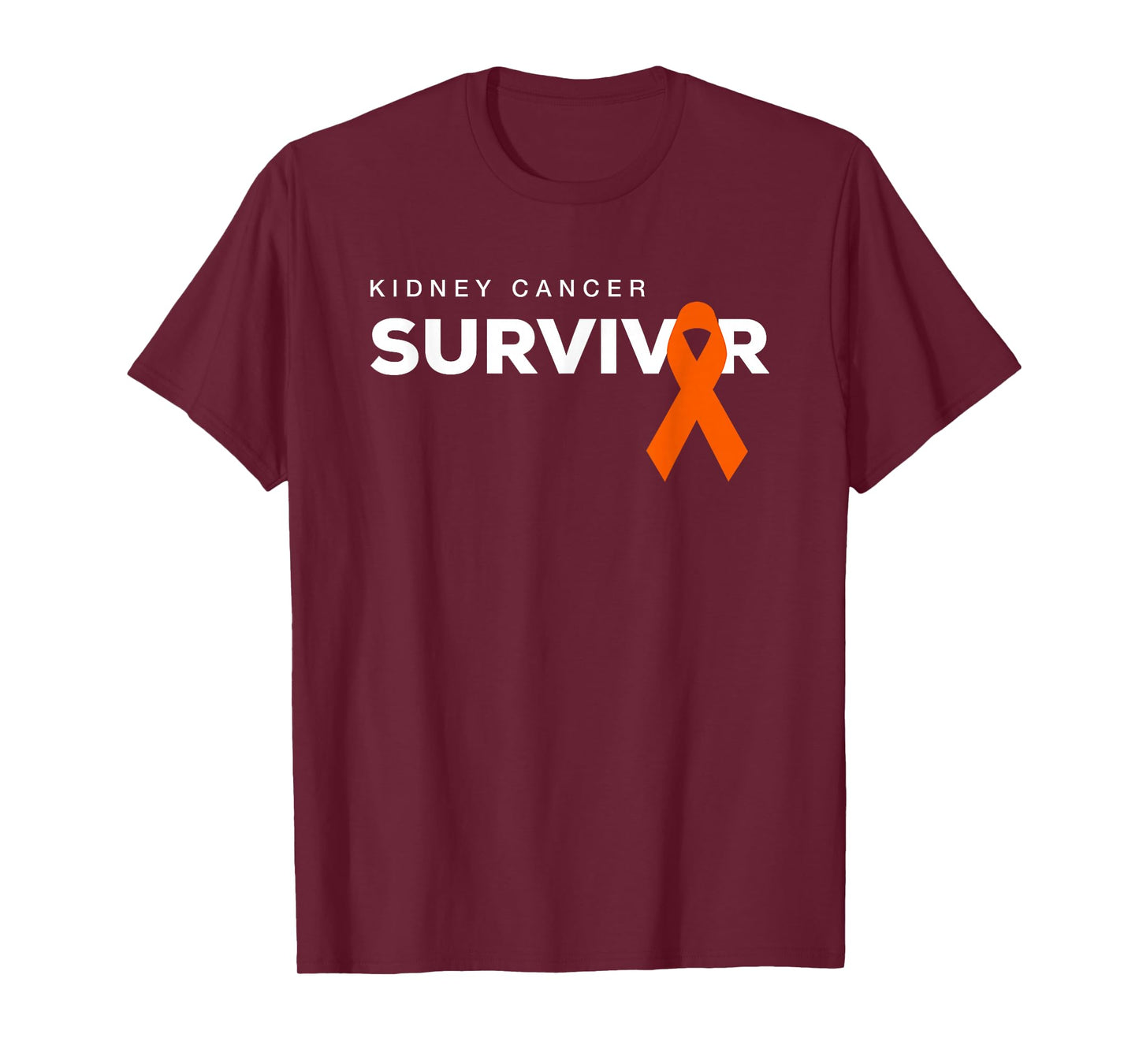 Kidney Cancer Survivor with Ribbon T-Shirt