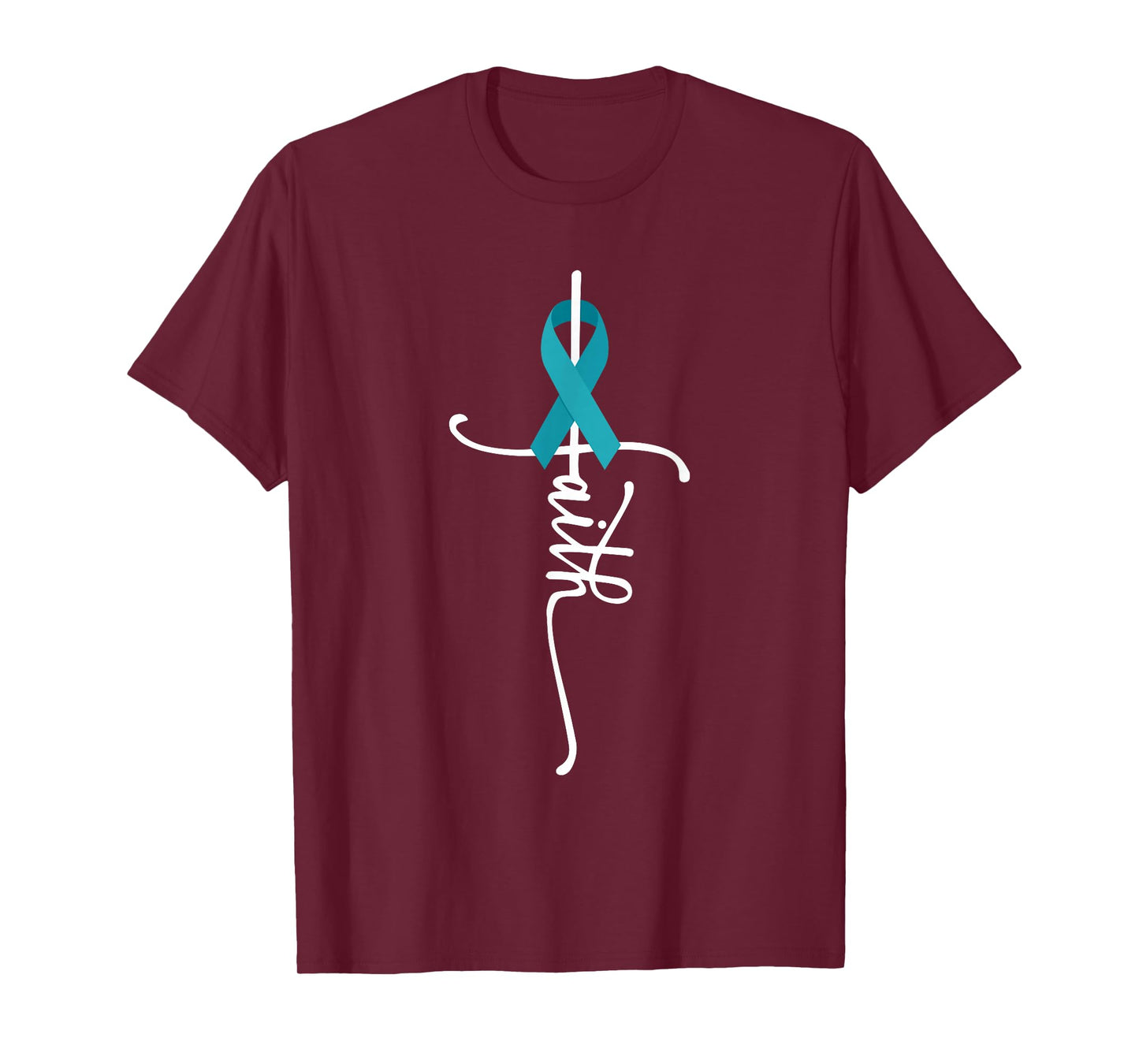 Ovarian Cancer Faith Ovarian Cancer Awareness T-Shirt