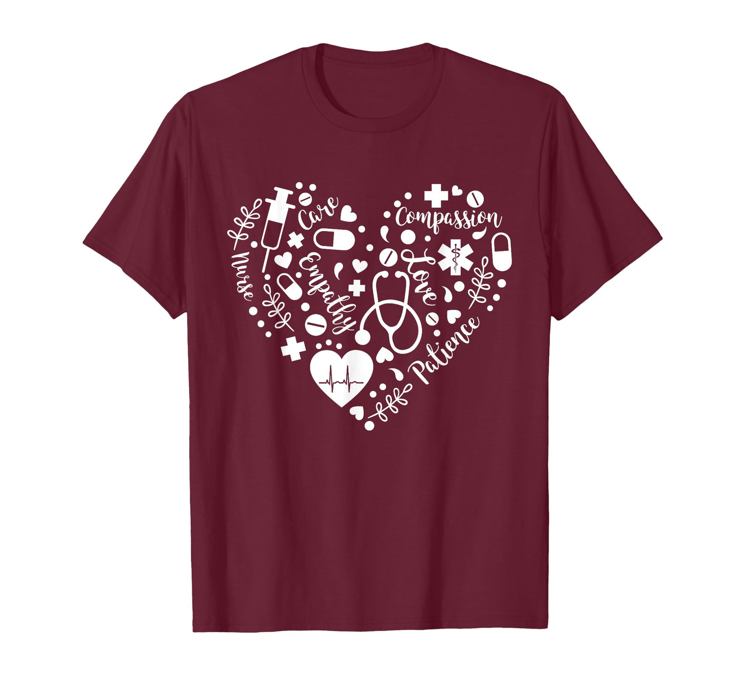 Nurse Life Heart Symbol - RN Nursing Nurse Day & Nurse Week T-Shirt