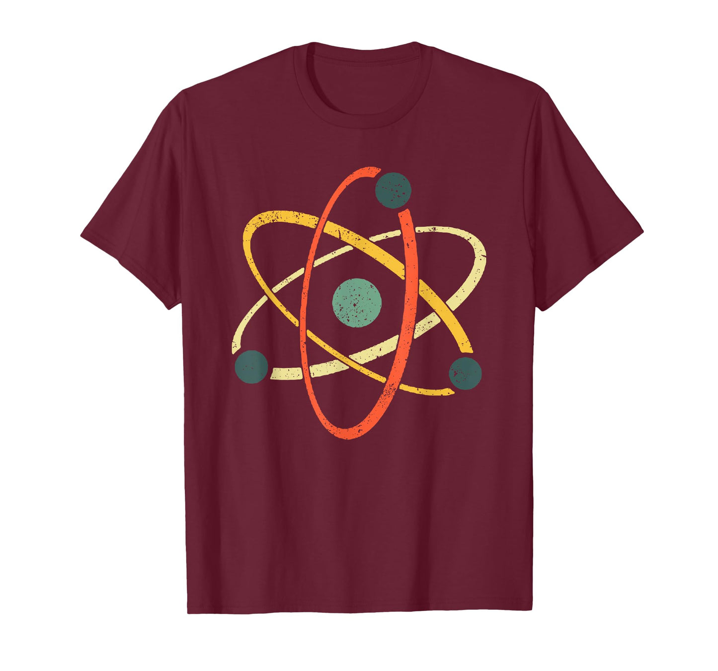 Cool Atom Art Men Women Biology Physics Chemistry Teacher T-Shirt