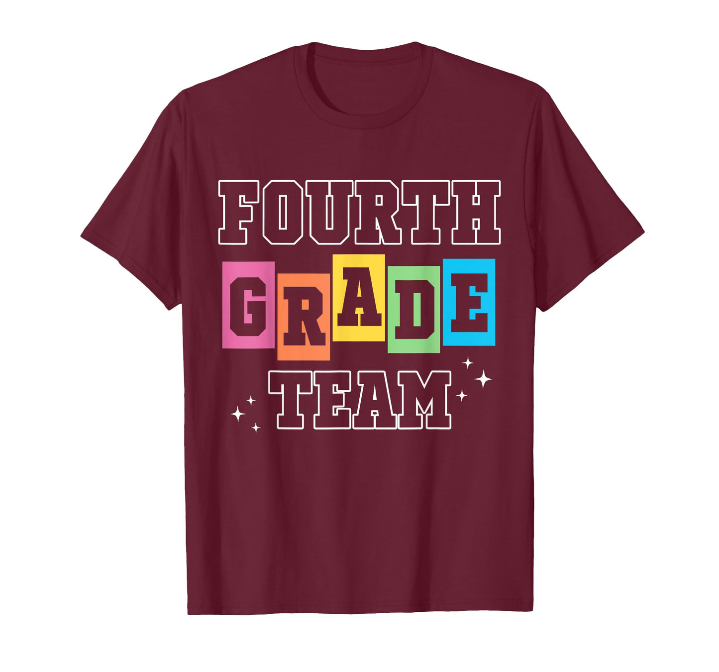 Fourth Grade Team 4th Grade Vibes Retro First Day of School T-Shirt