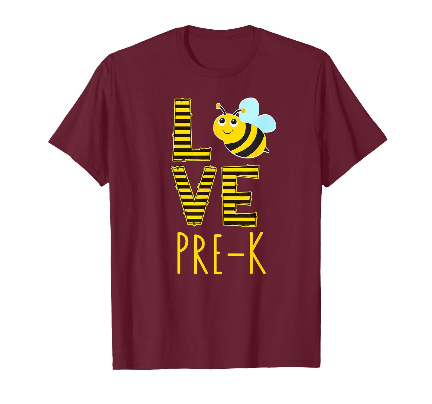 Love Pre-K Back To School Yellow Bee Pre-K Teacher Men Women T-Shirt
