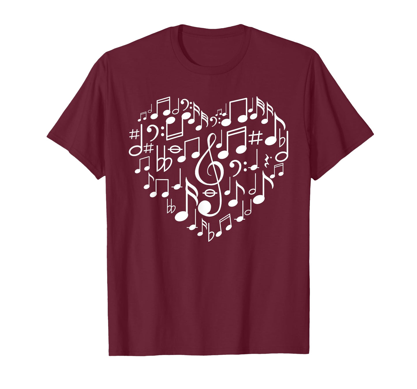 Cool Music Note Art For Men Women Music Musical Note Lover T-Shirt