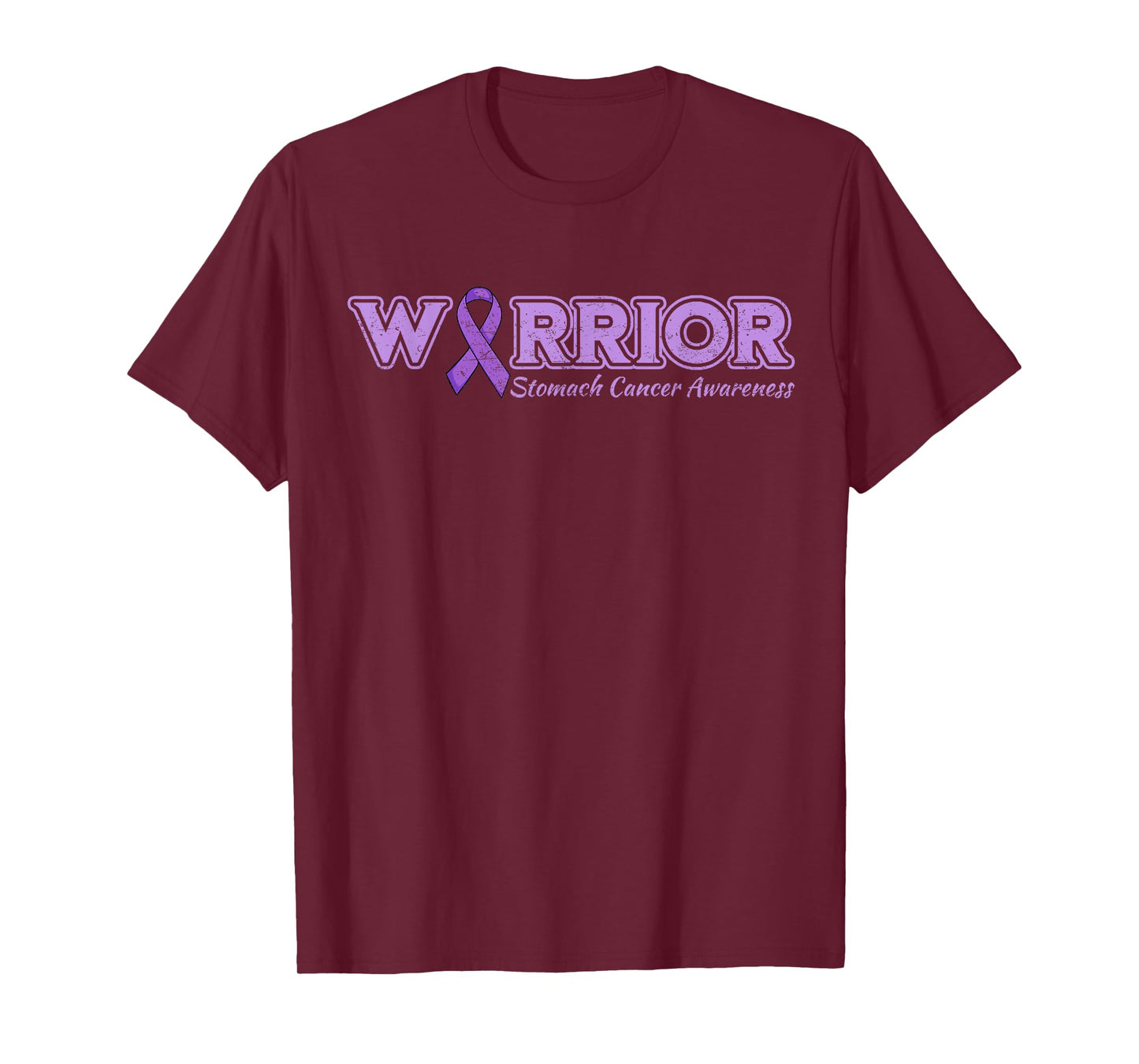 Stomach Cancer Warrior Periwinkle Ribbon T-Shirt