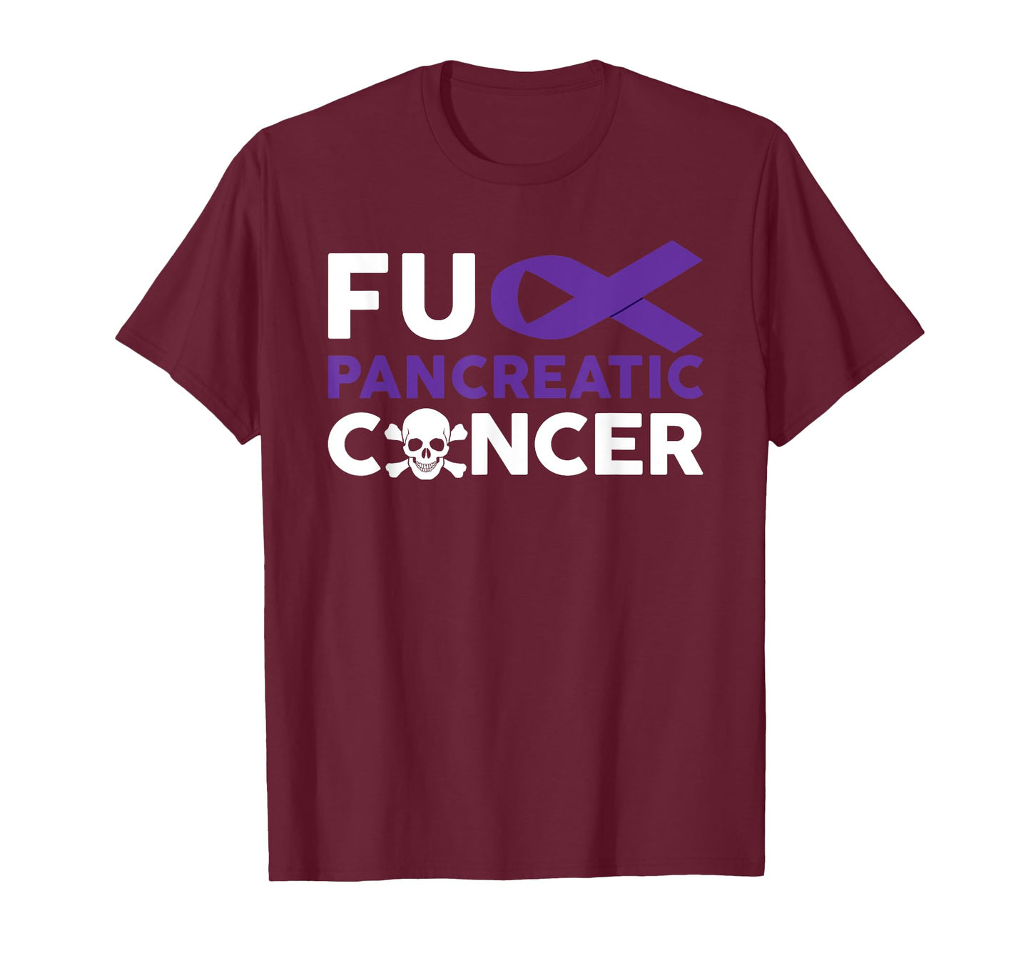 Fuck Pancreatic Cancer T Shirt Fighting Cancer Together Gift T-Shirt