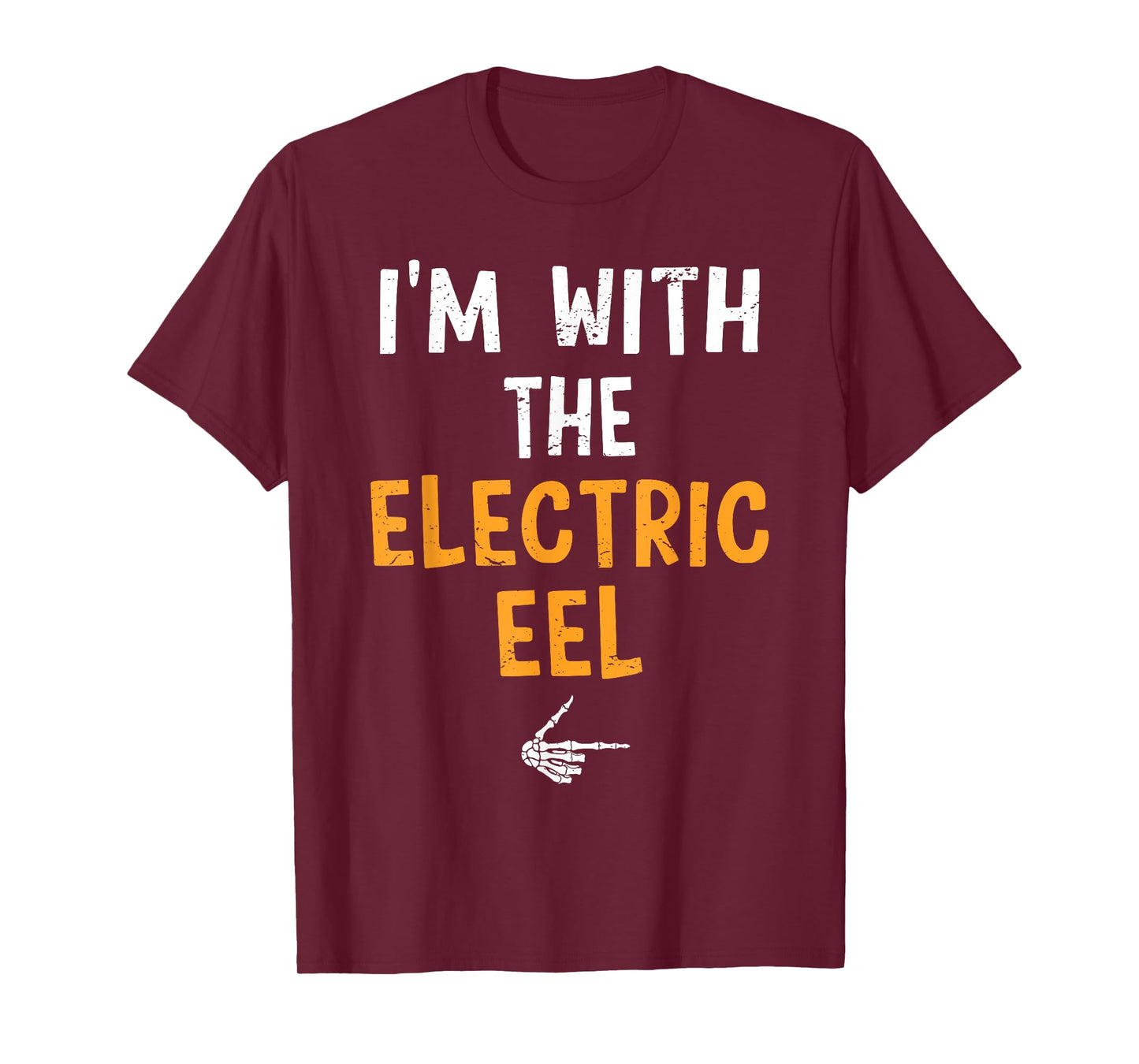 I'm with The Electric EEL Costume Halloween Matching Couple T-Shirt