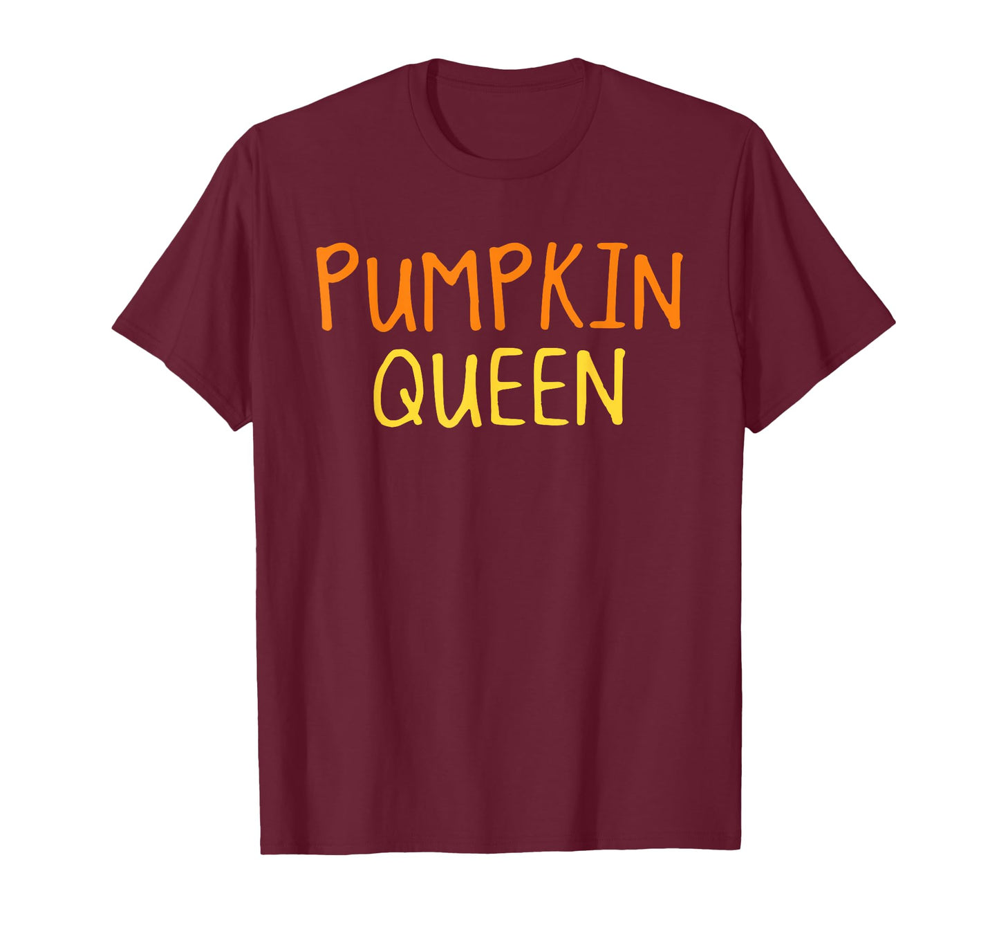 Pumpkin Queen Halloween Funny Spooky Season Women Girls T-Shirt