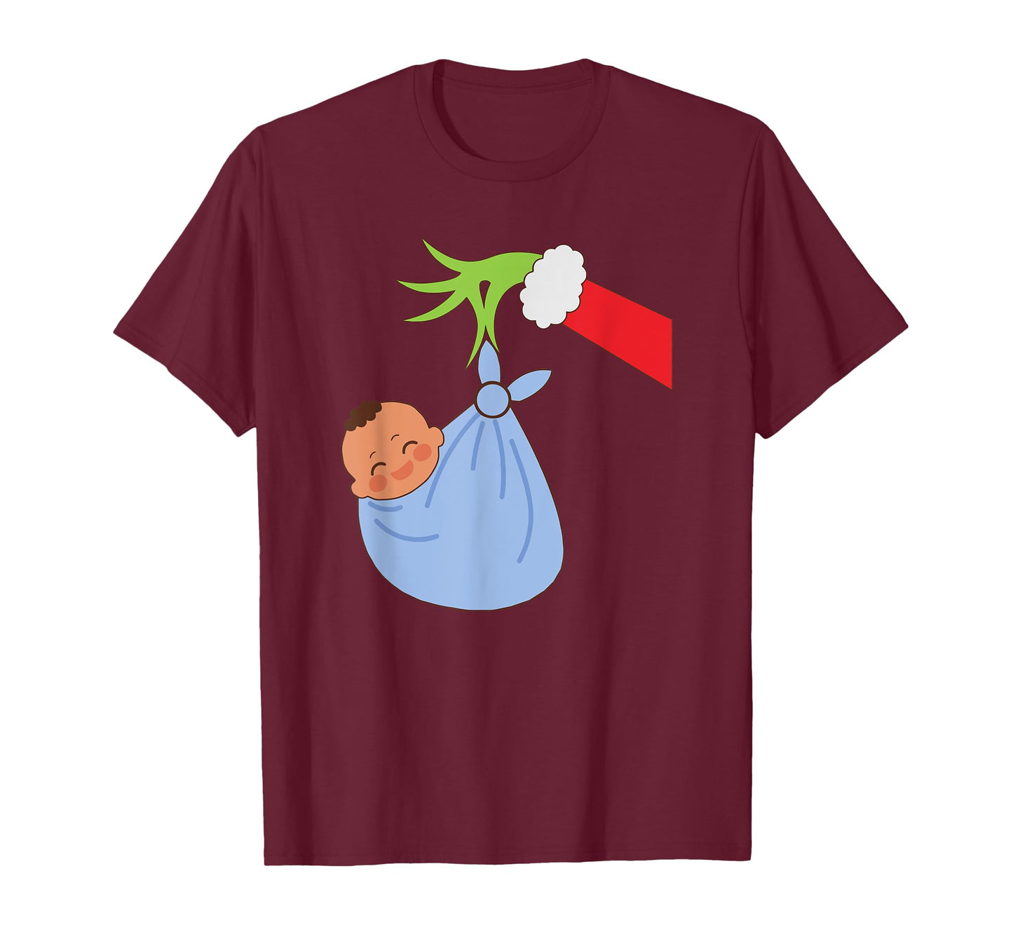 NICU Labor Delivery Nurse Santa Christmas Xmas Pajamas Funny T-Shirt