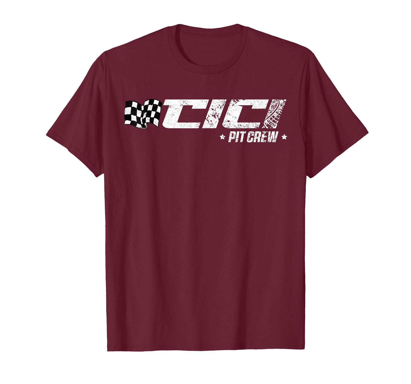 Cici Pit Crew Race Car Birthday Family Racing T-Shirt