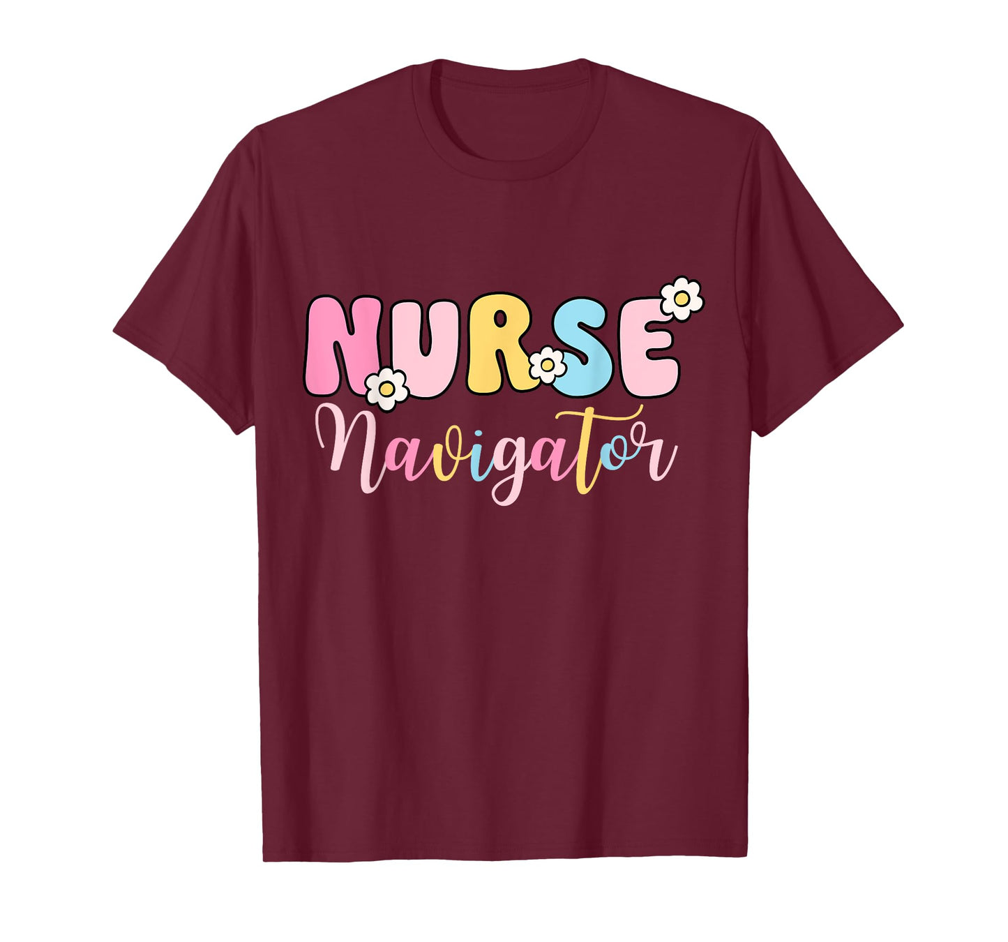 Nurse Navigator Groovy Nurse Women Happy Nurse Week 2025 T-Shirt