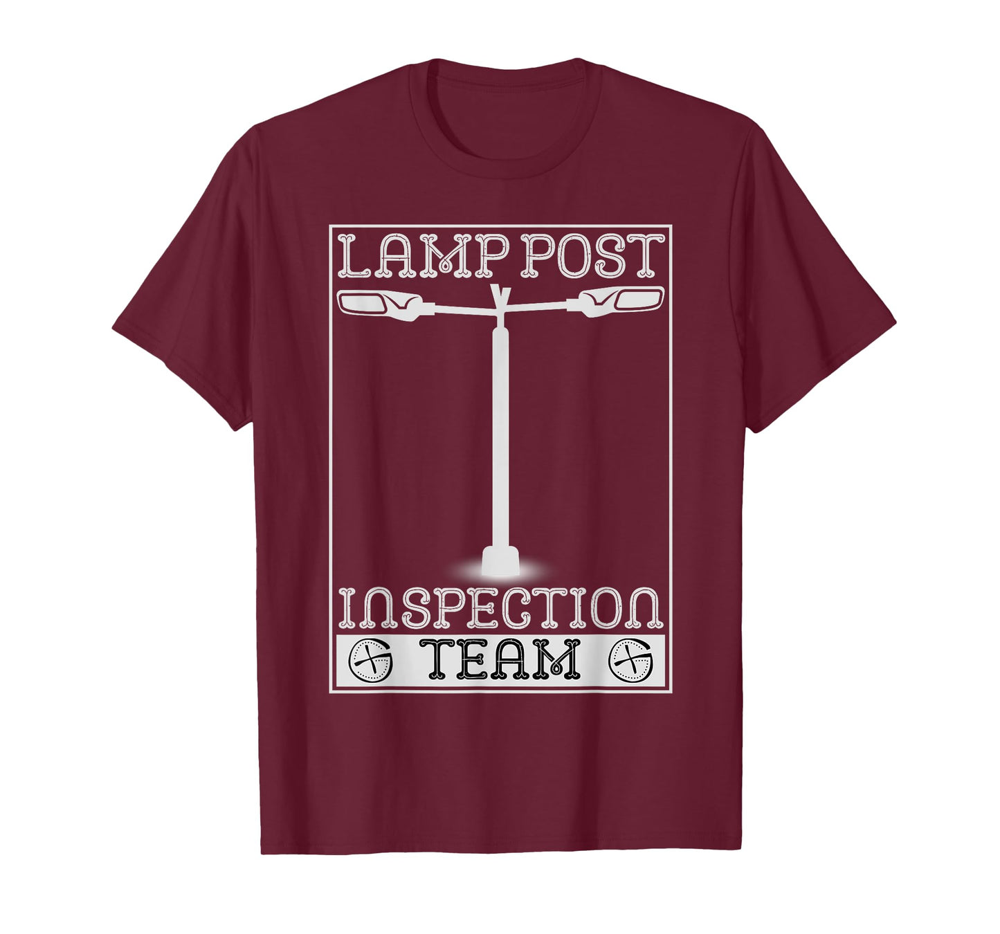 Lamp Post Inspection Team Funny Geocaching Geocache Lover T-Shirt