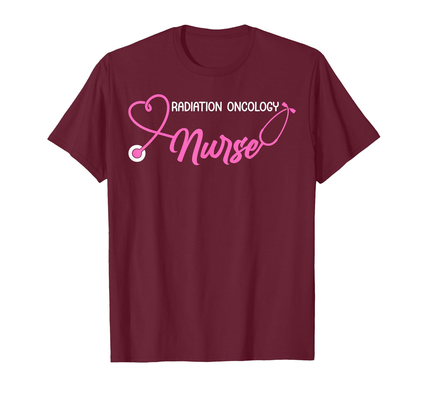 Radiation Oncology Nurse Appreciation Tee - Unisex Adults Nurse Themed T-Shirt - Black, Small - Short Sleeve