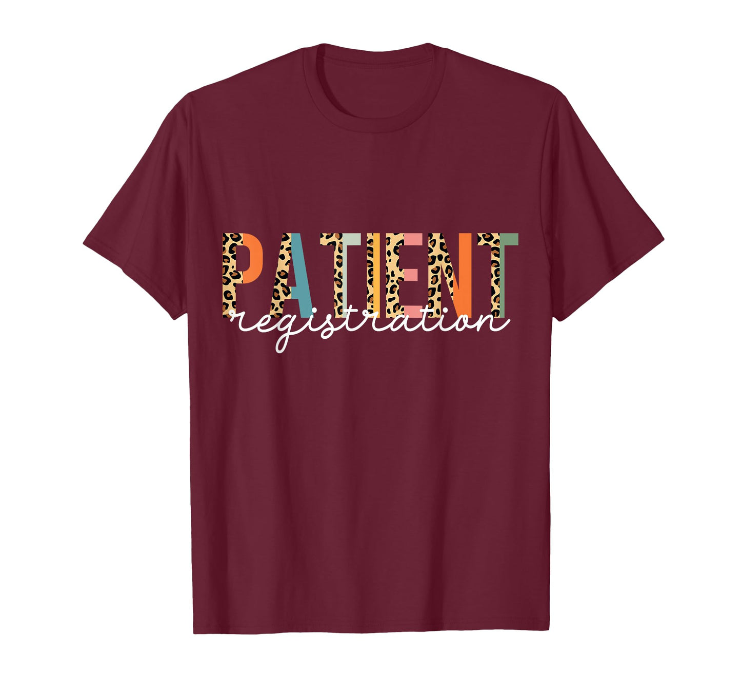 Patient Registration Registrar Emergency Department Leopard T-Shirt
