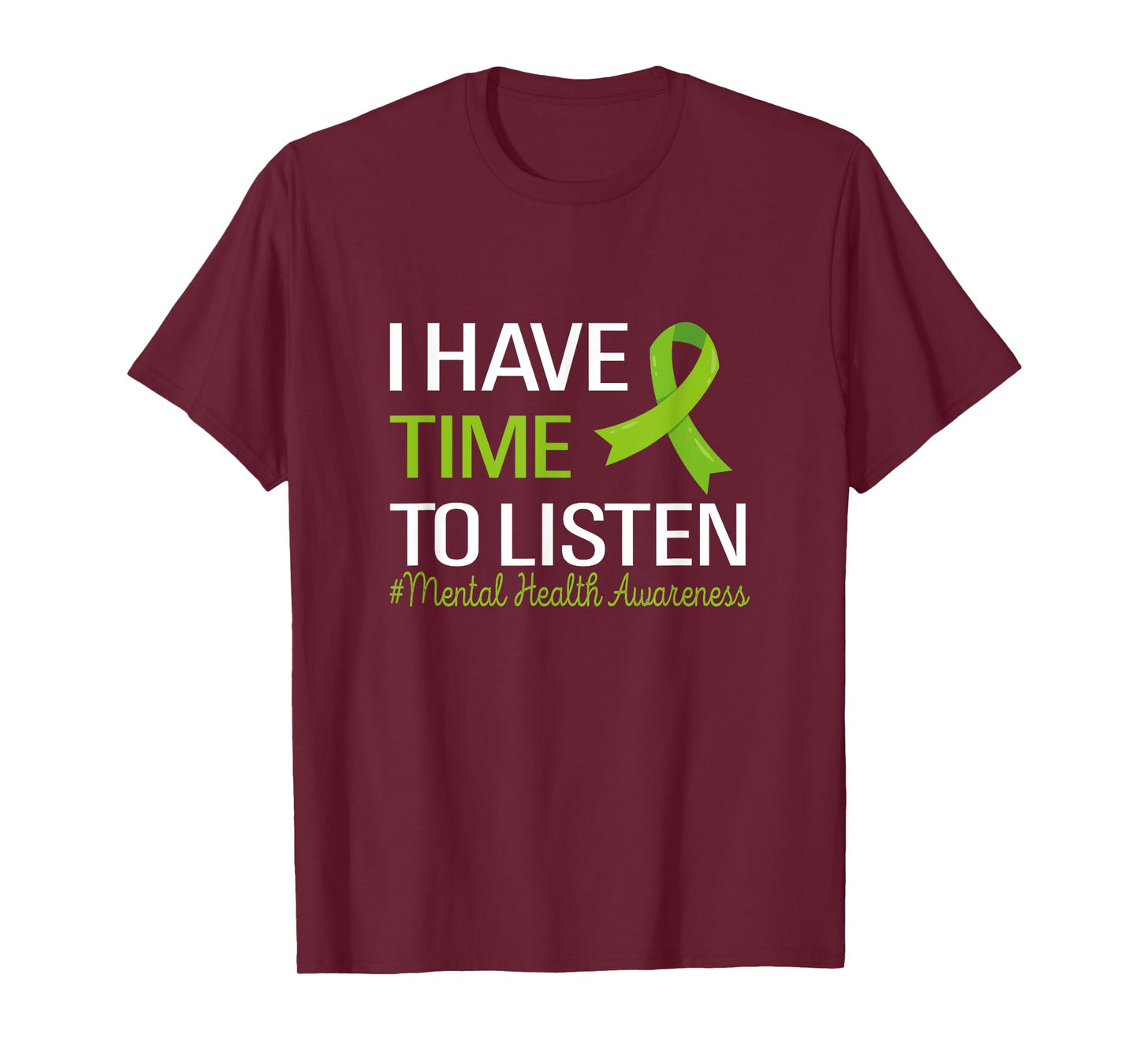 I Have Time To Listen Groovy Mental Health Awareness Month T-Shirt