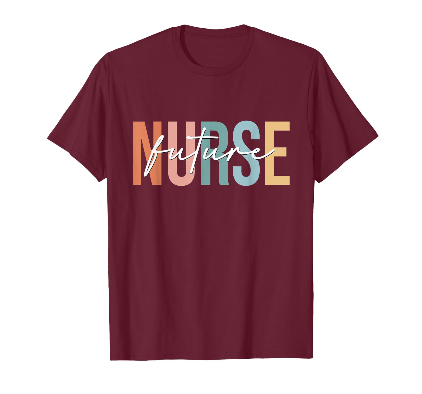 Boho Retro Vintage Future Nurse Stethoscope Nursing T-Shirt