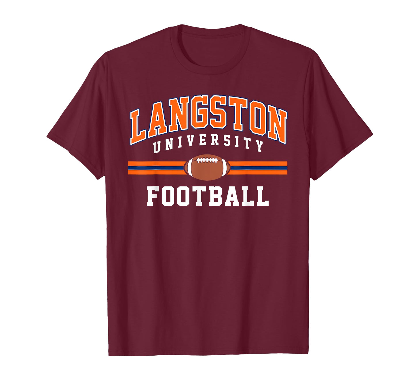 Langston University Football Arch Vintage Design Men Women T-Shirt