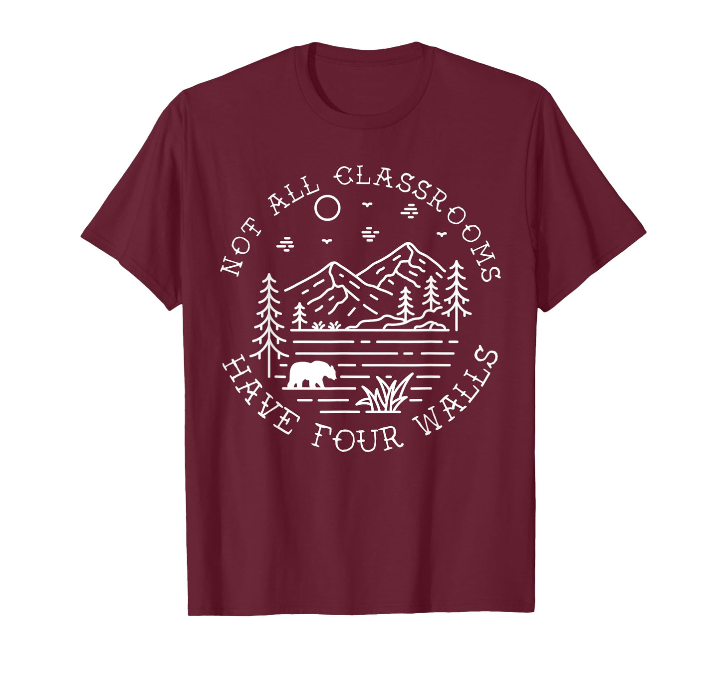 Classroom Outside Homeschool Nature Homeschooler Outdoors T-Shirt