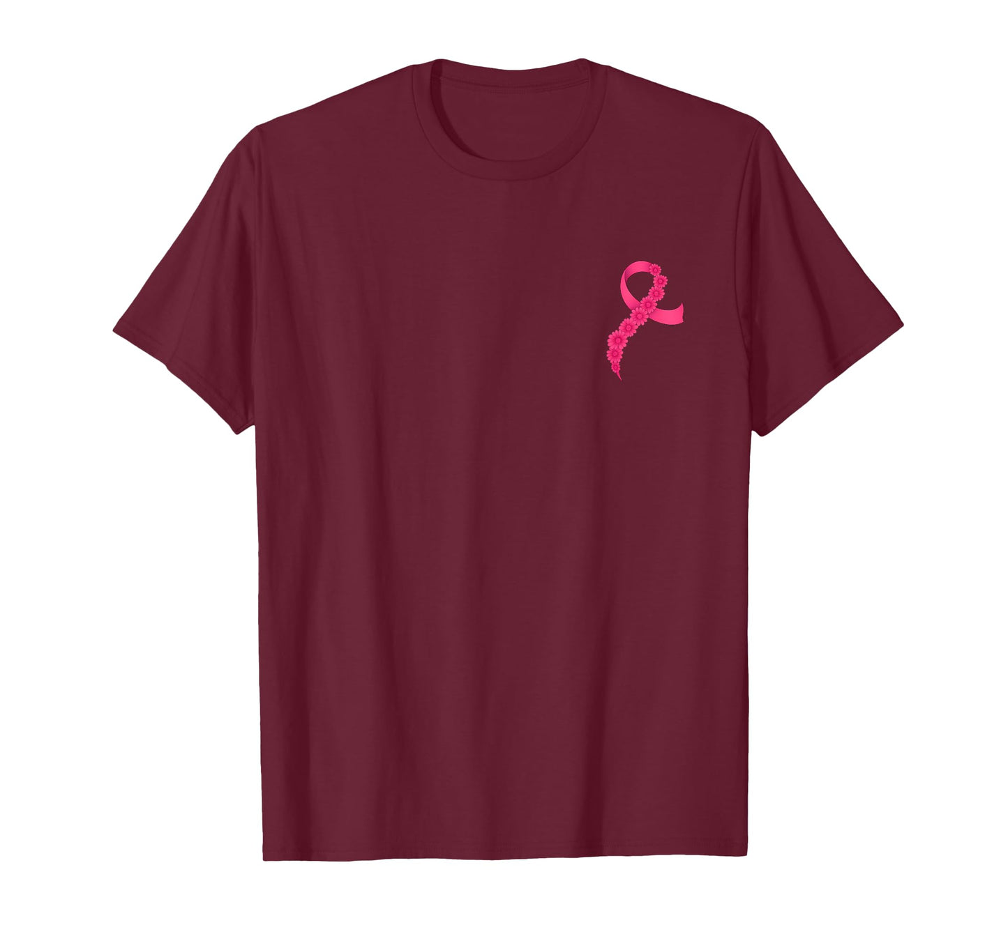 Pink Ribbon Supporter Men Women Breast Cancer Awareness T-Shirt