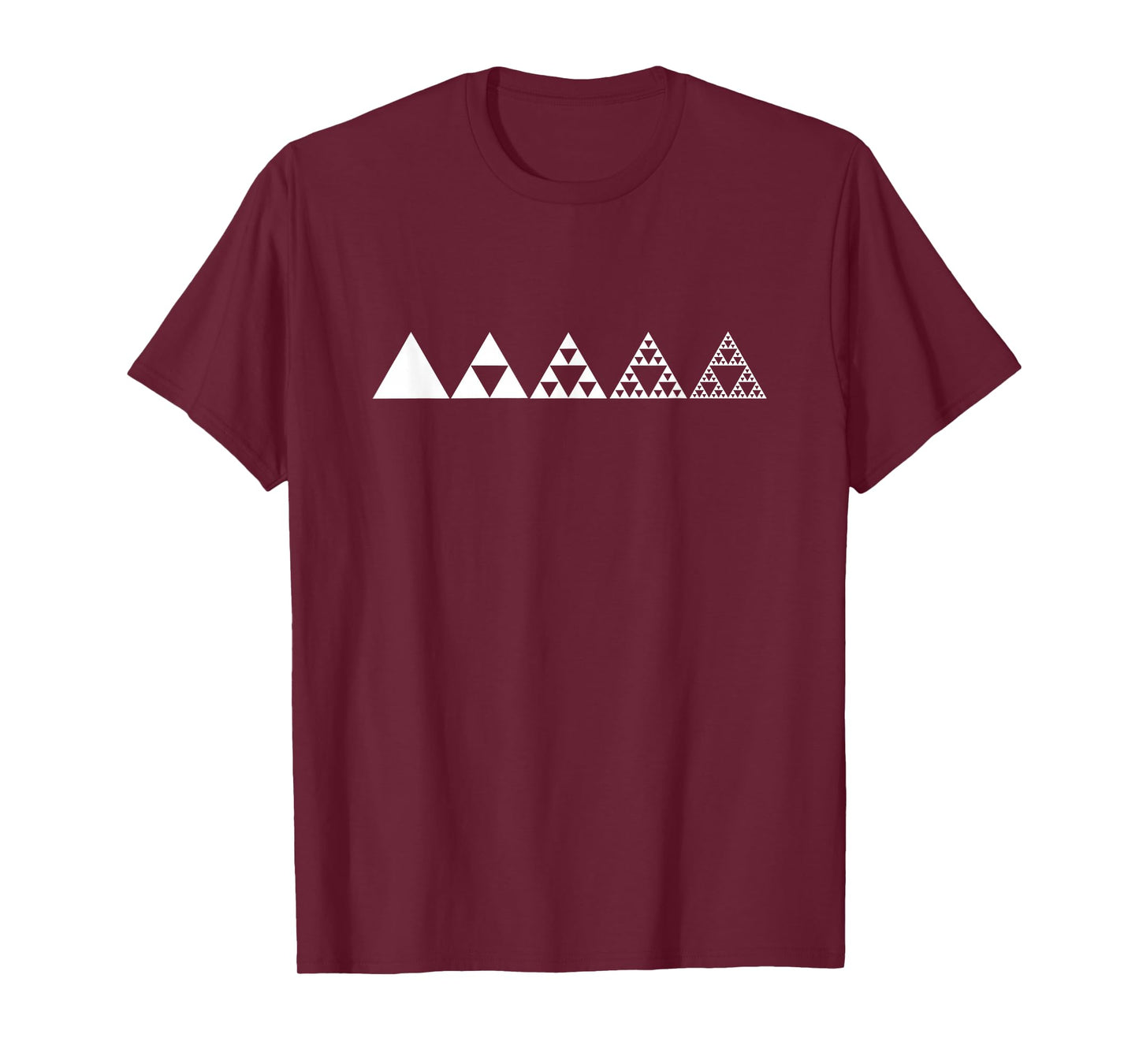Sierpinski Triangle Fractal Geometry Math Math Matrix T-Shirt