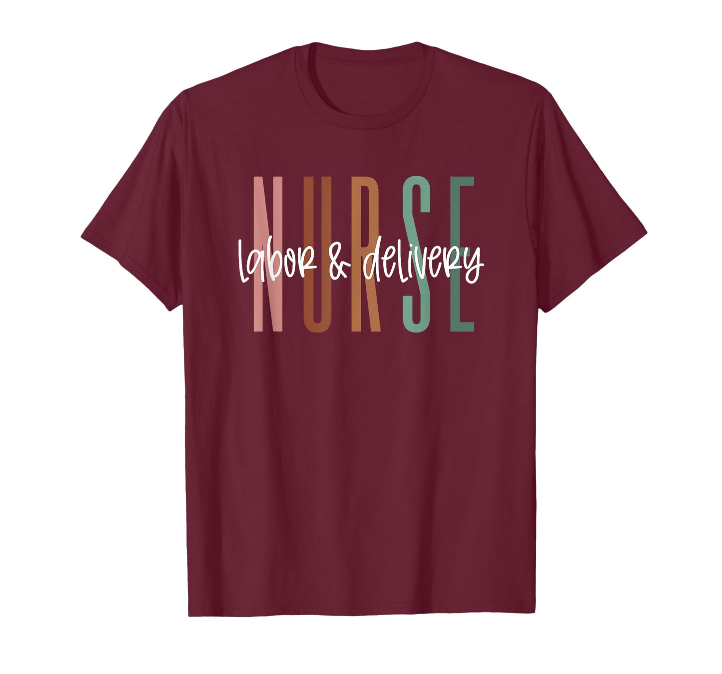 Womens Simple Labor and Delivery Nurse Shirt L&D Nurse T-Shirt