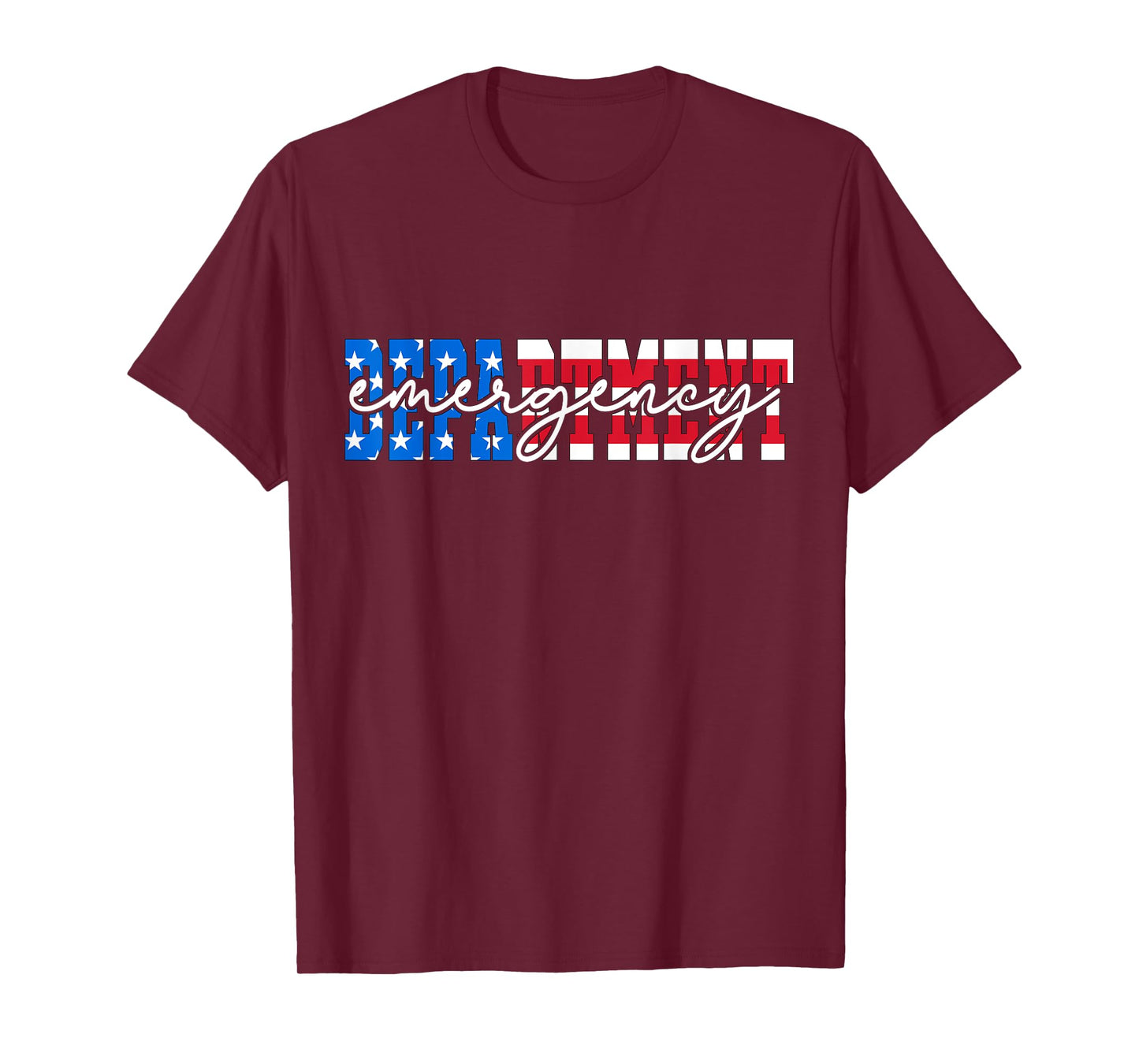 Emergency Department 4th of July USA Emergency Room Nurse T-Shirt