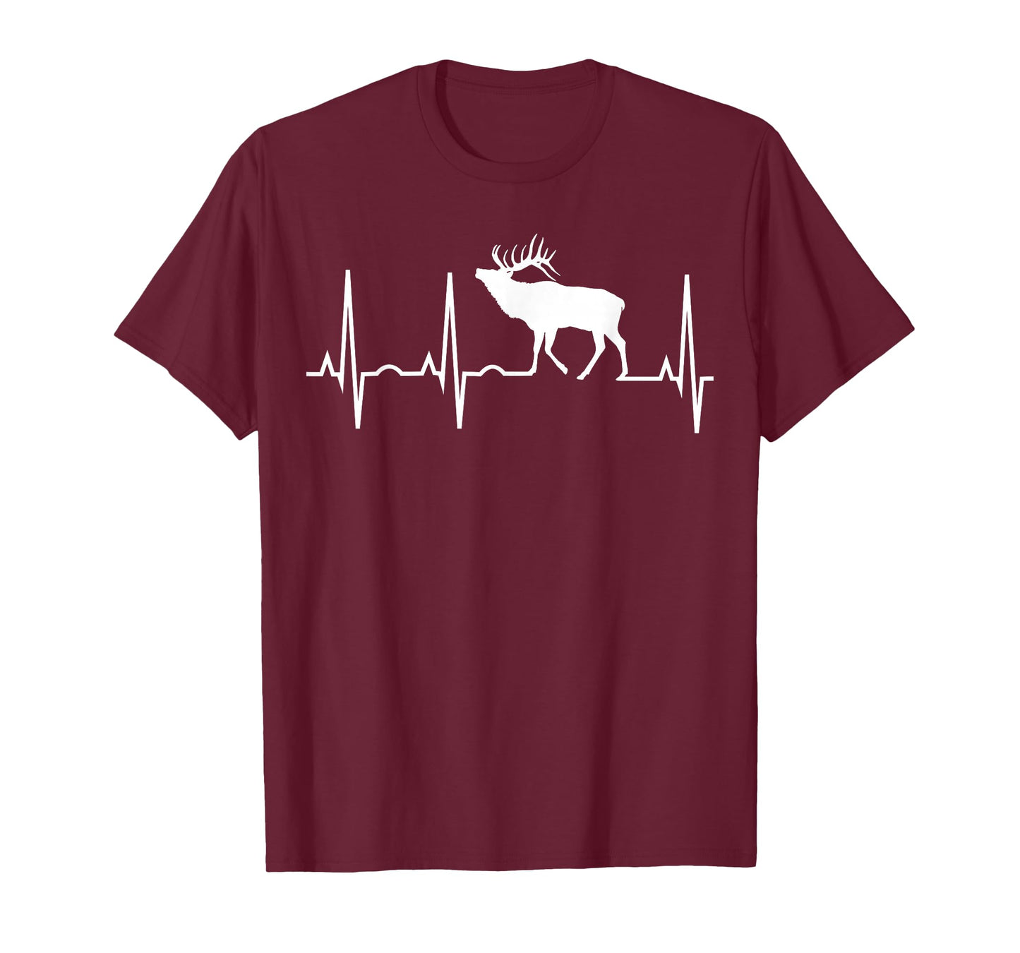 Elk Heartbeat Shirt - Best Elk Lover T-Shirt Men Women Kids T-Shirt