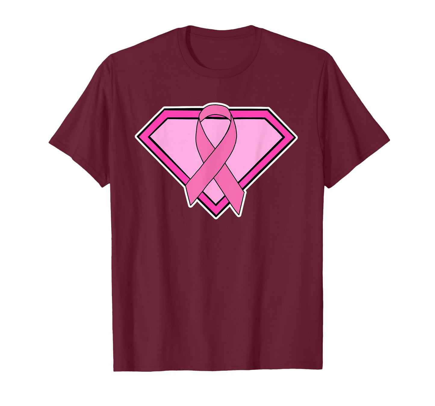 Super Hero Breast Cancer T Shirt T-Shirt