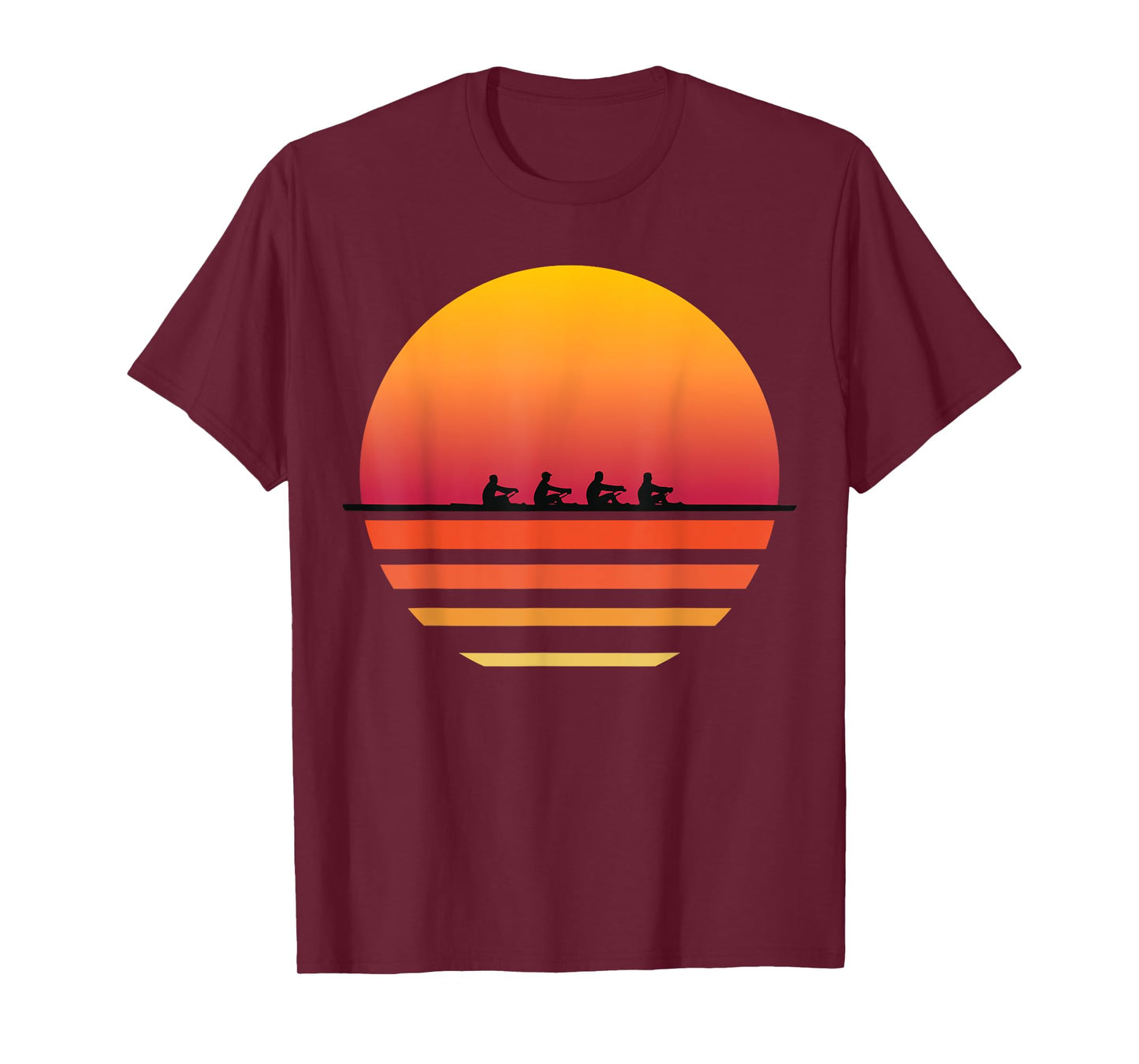 Rowing Team Sunset Lake | Cute Crew Sport Gift T-Shirt