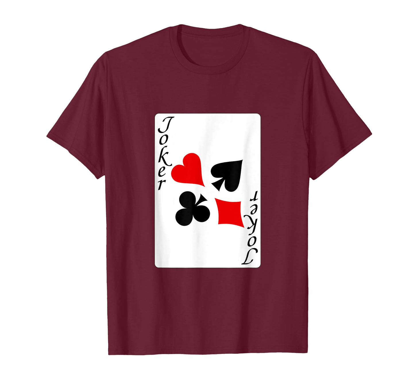 funny halloween shirt 2025 Joker Playing Card Costume fun T-Shirt
