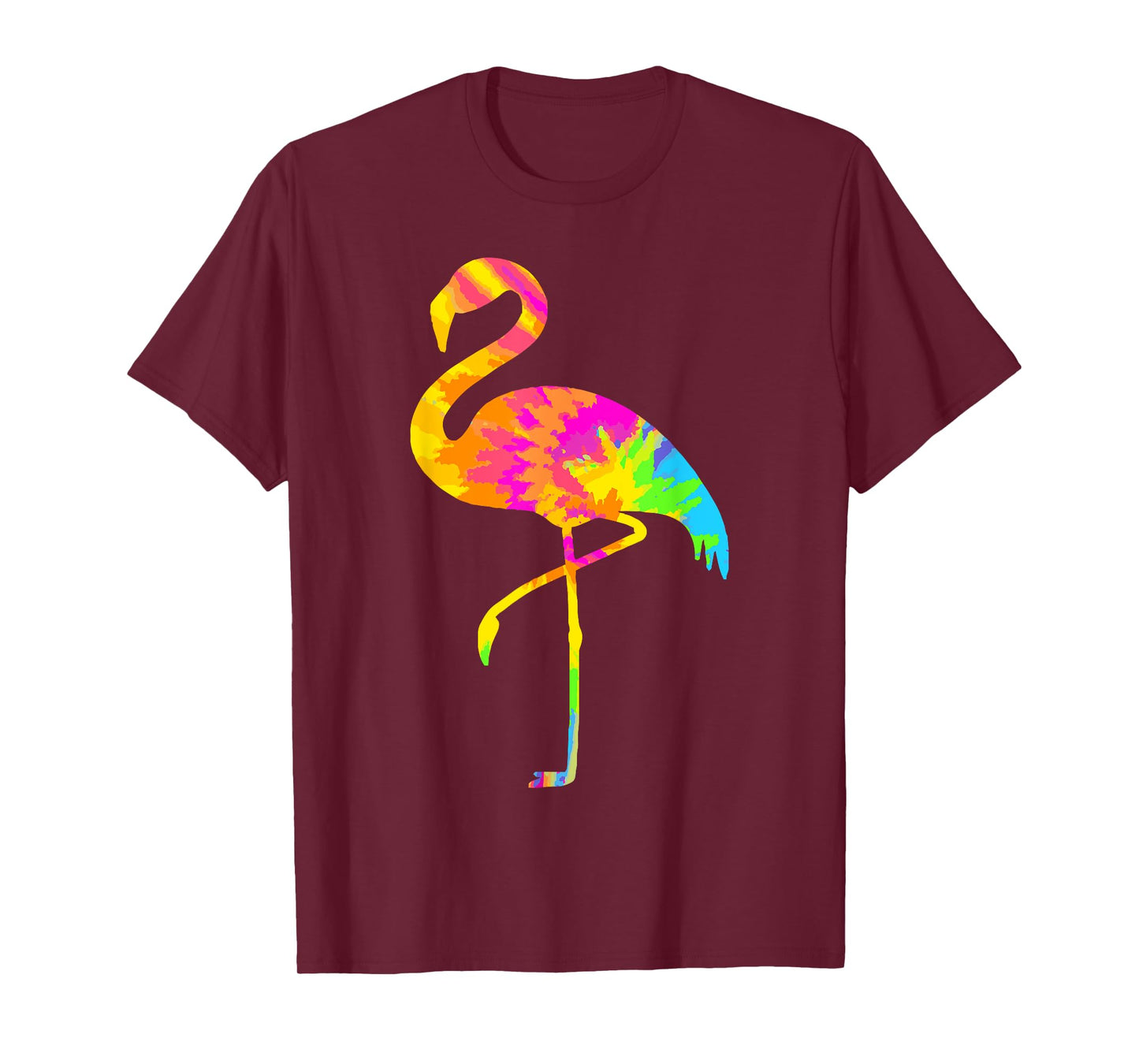 Flamingo Tie Dye Vintage Hippie Flamingo Lover T-Shirt