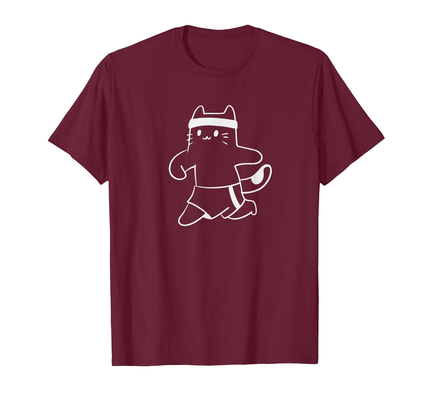 Cat Jogging Runner Hobby Sports Running T-Shirt