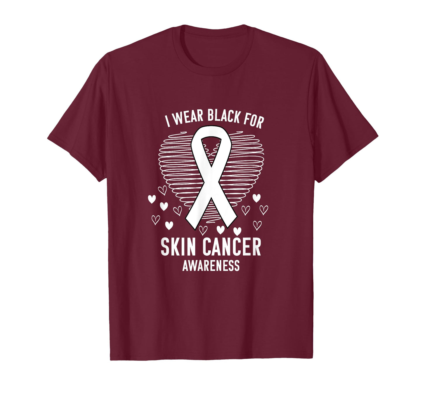 I Wear Black Skin Cancer Awareness Month T-Shirt