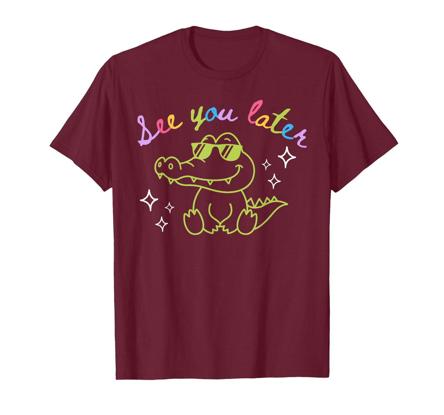 See You Later Teacher Summer Alligator Last Day Of School T-Shirt