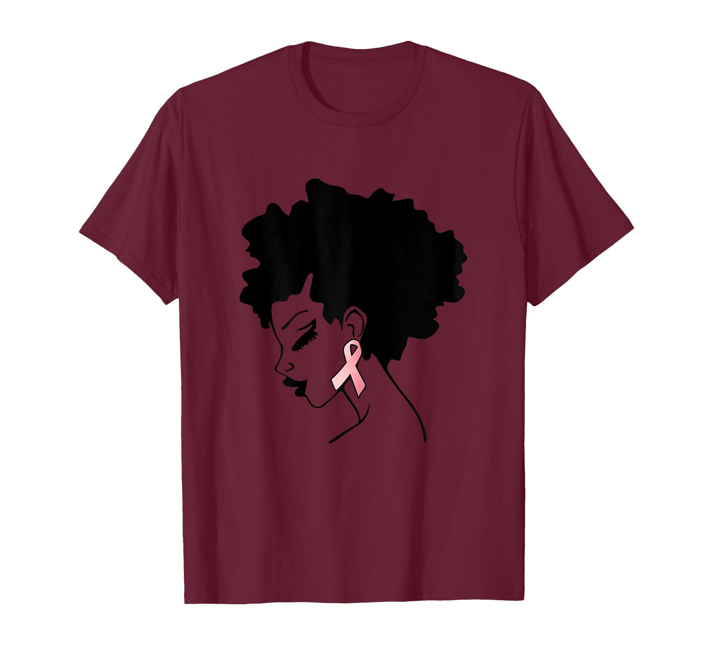 Breast Cancer Awareness tShirt Afro American T-Shirt