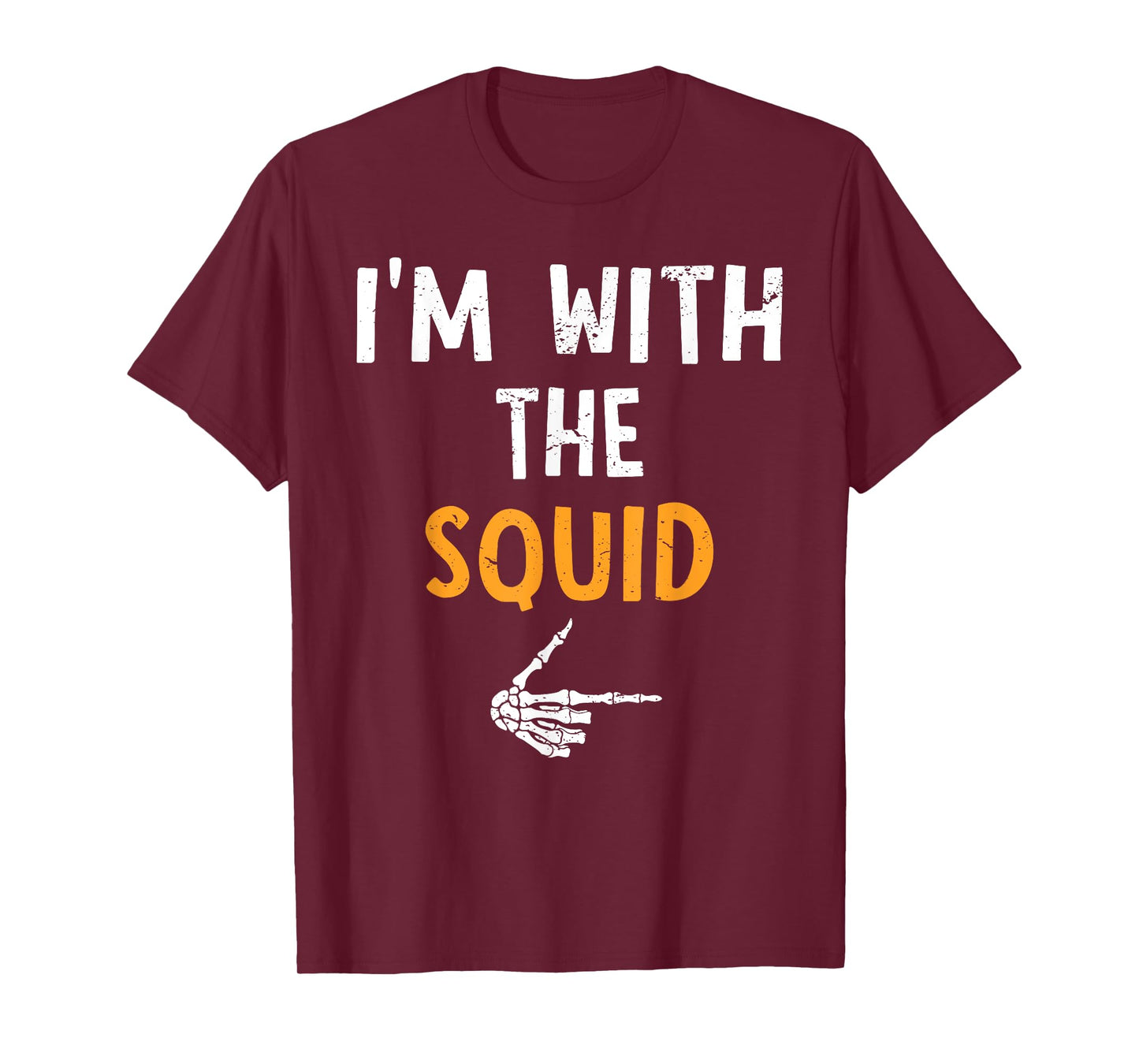 I'm with The Squid Costume Halloween Matching Couple T-Shirt