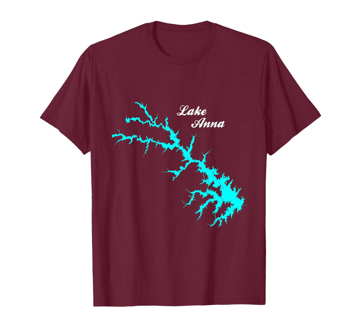 Minimalist Lake Anna, Virginia T-Shirt