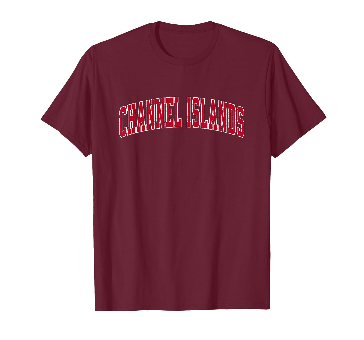 Channel Islands National Park Vintage Sports Design Red Des T-Shirt