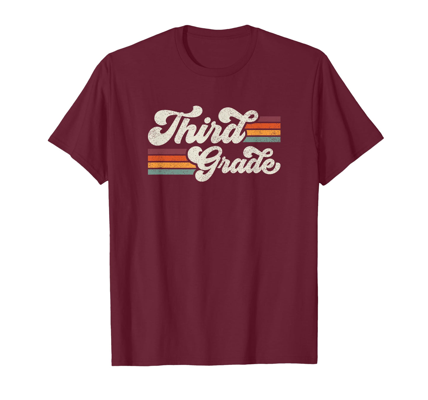 Retro Third Grade Teacher Back To School T-Shirt