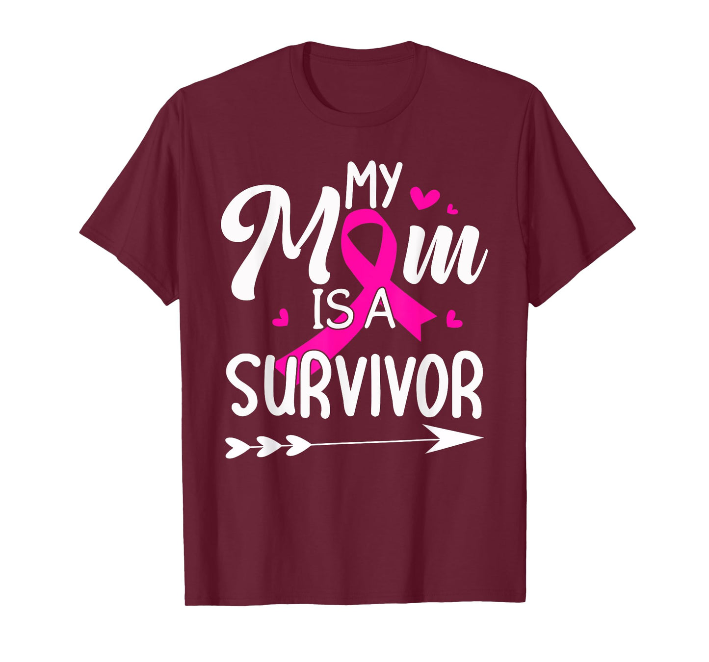 My Mom Is A Survivor Breast Cancer Awareness T-Shirt