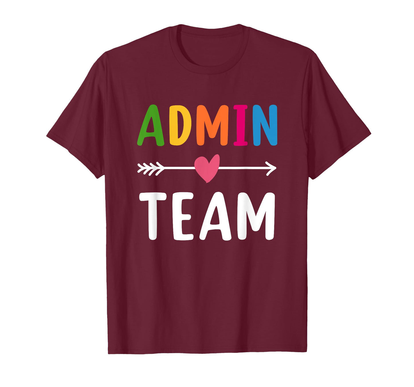 Admin Team Back to School Matching Group Squad T-Shirt