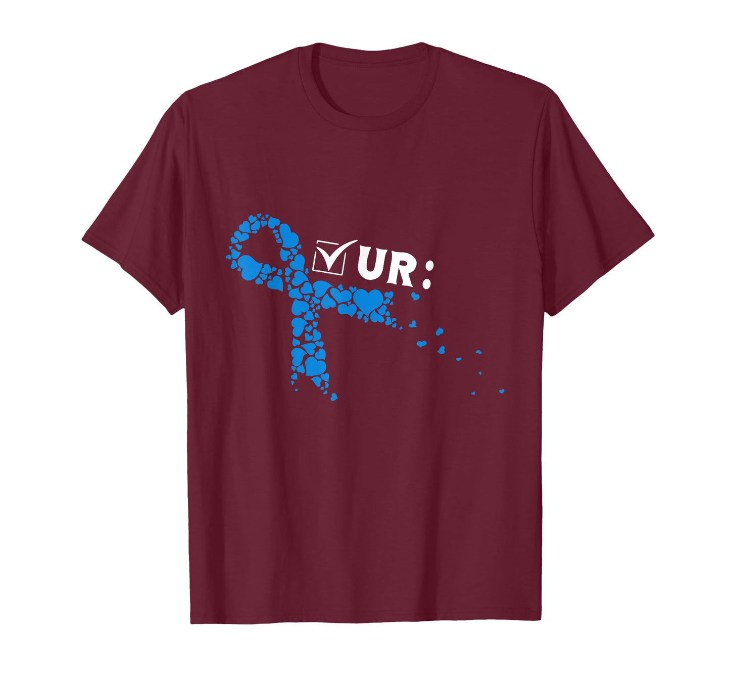Check Your Colon Colonoscopies Colon Cancer Awareness T-Shirt