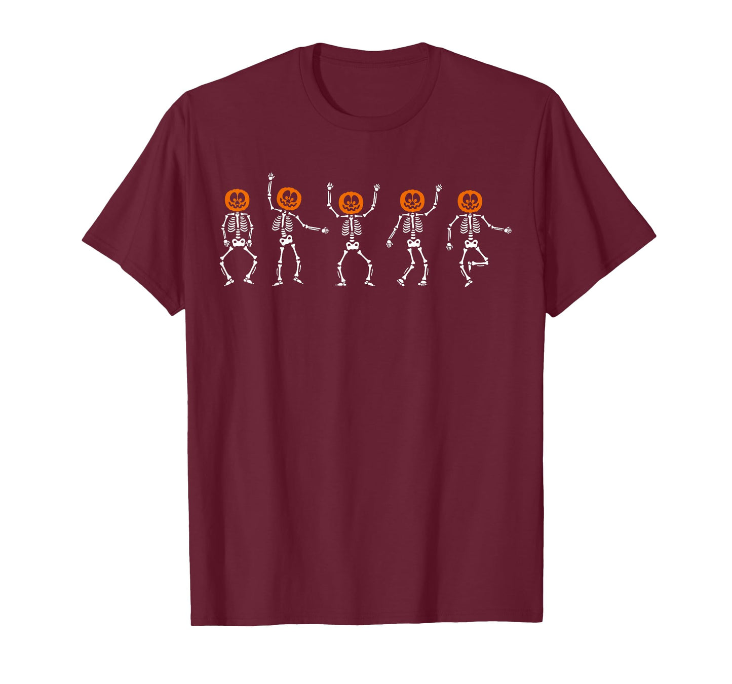 Funny Dancing Skeleton Halloween Pumpkin Skeletons T-Shirt