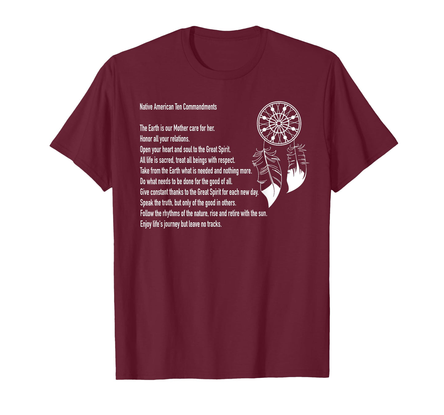 Native American Ten Commandments Shirt T-Shirt