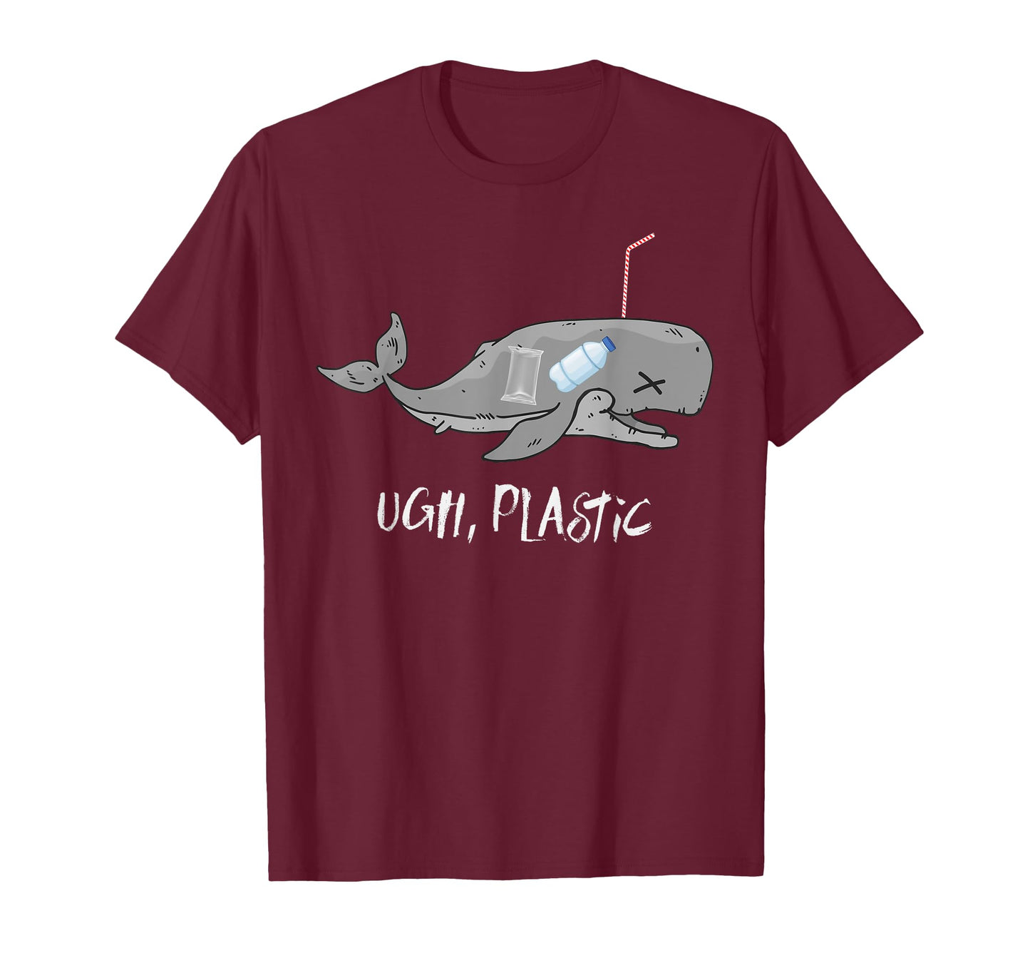 Save Oceans Marine Life T-Shirt Plastic Pollution Waste Gift