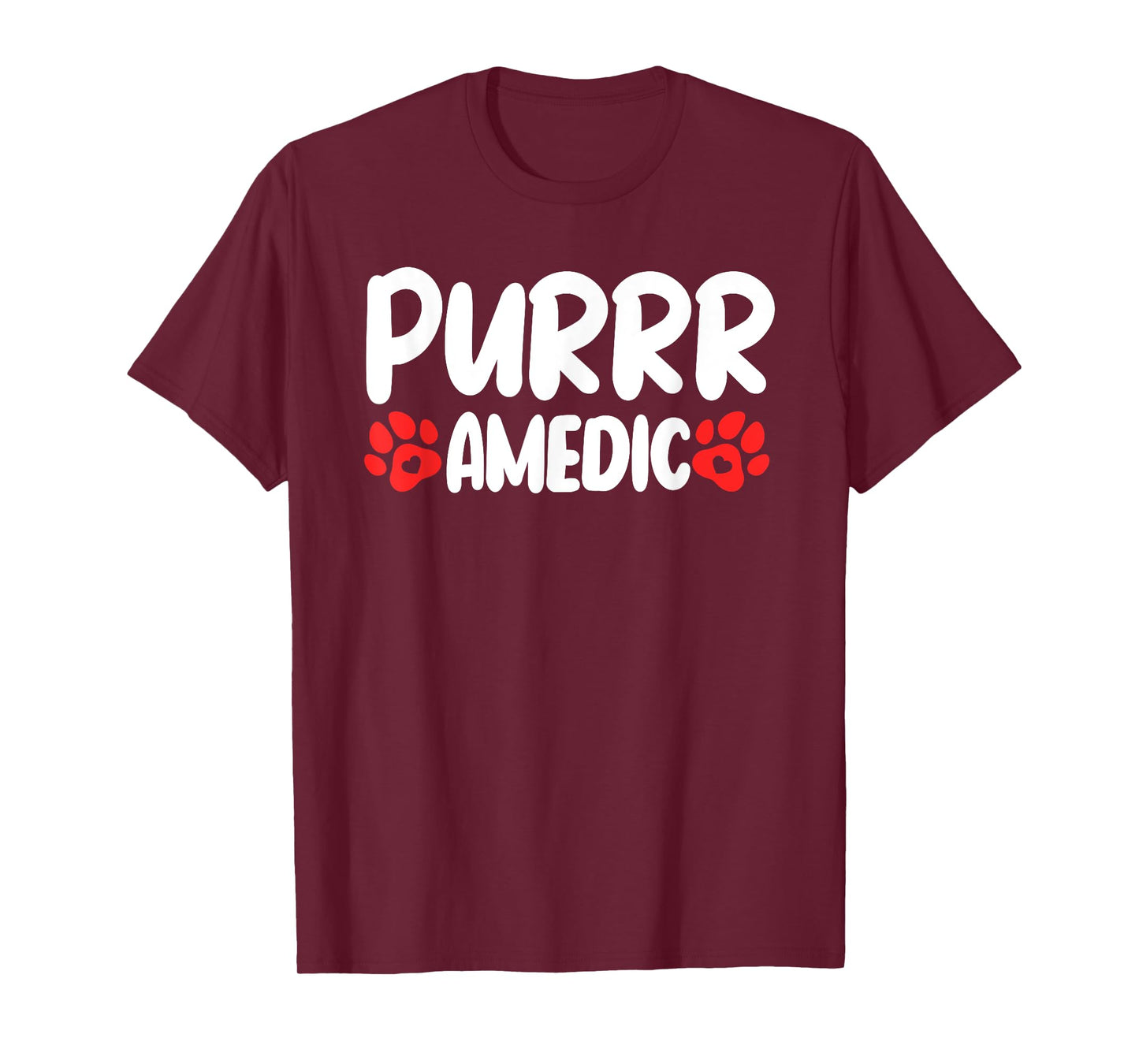 Purr Medic Vet Tech Cat Lover Veterinarian Assistant T-Shirt for Men Women Kids