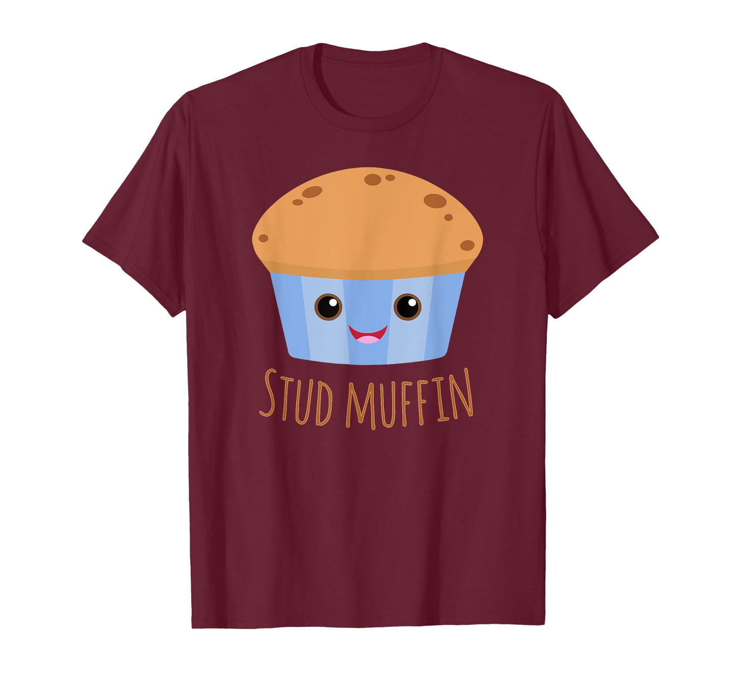 Stud Muffin T-Shirt Cute Funny Food Pun Tee T-Shirt