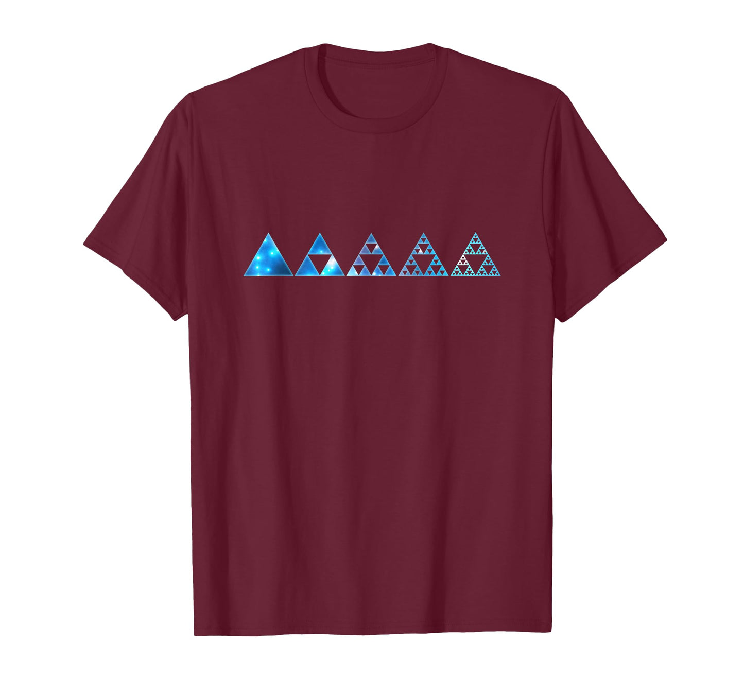 Sierpinski Triangle Fractal Geometry Math Math Matrix T-Shirt