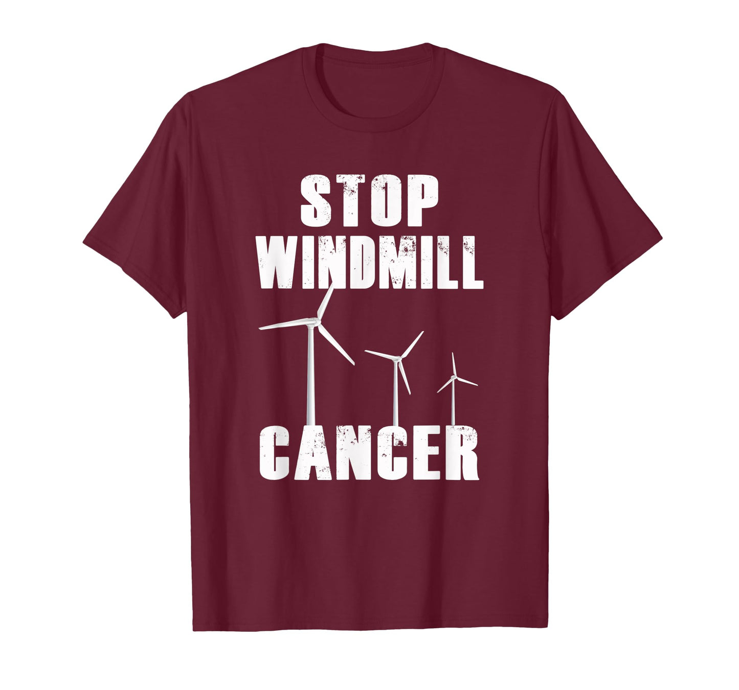 Stop Windmill Cancer awareness t-shirt