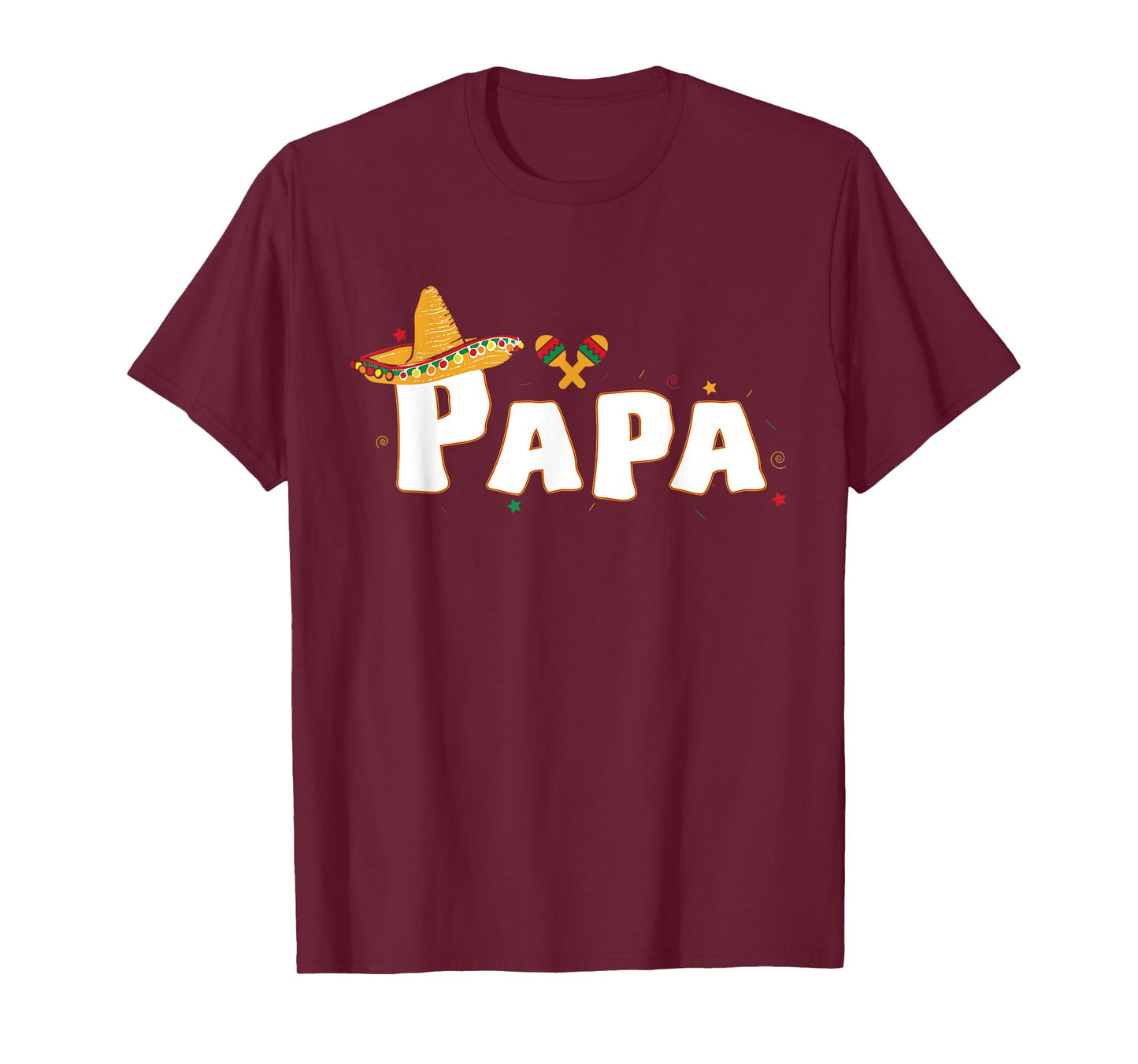 Fiesta Mexican Party Funny Cinco De Mayo Papa T-Shirt