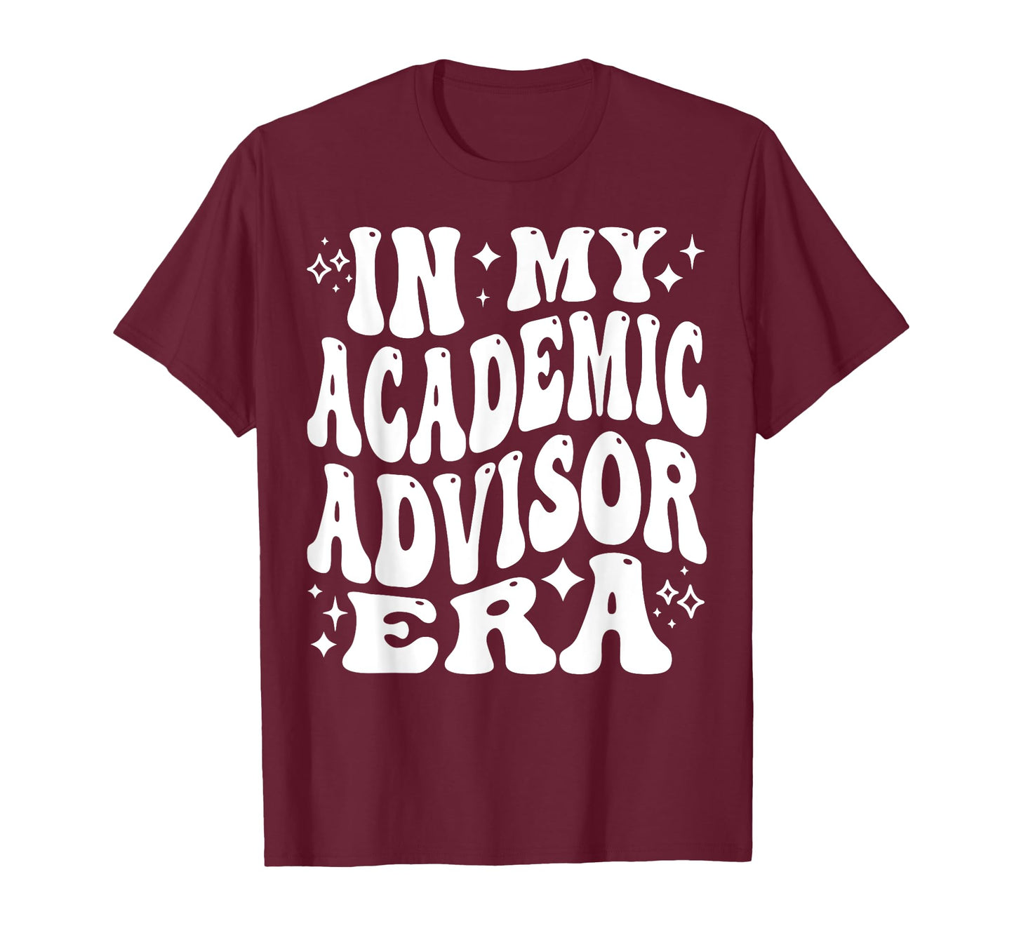 Addictive Designs School Merch In My Academic Advisor Era, College Student Advisor T-Shirt, Small, Black